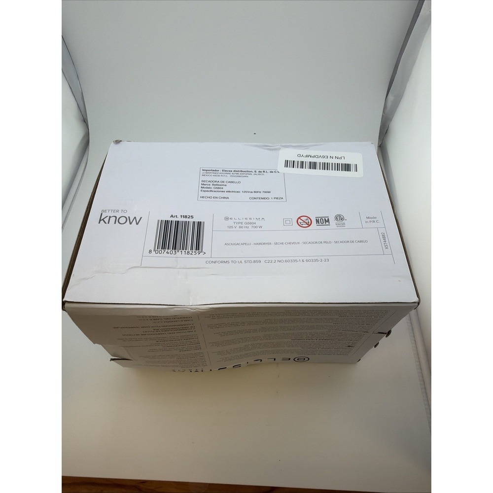 Bellissima Diffon Ceramic Diffuser for Curly Hair - Black - Picture 2 of 12